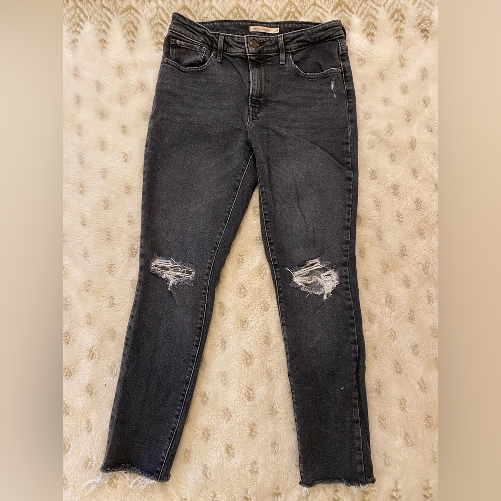 High rise skinny distressed jeans - Levi’s